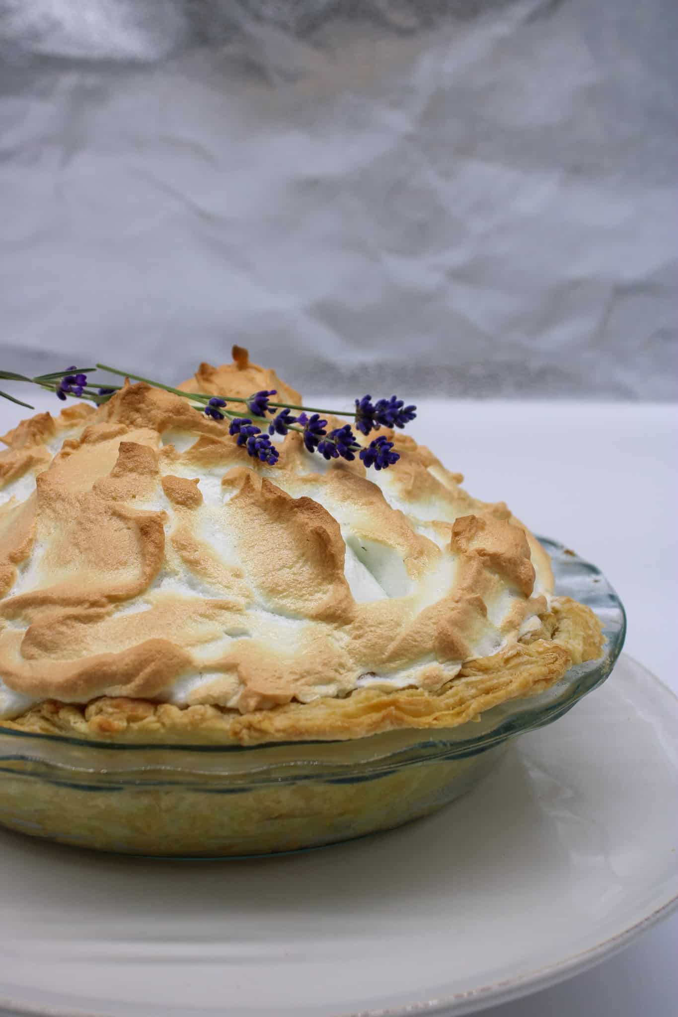 Lavender Lemon Meringue Pie