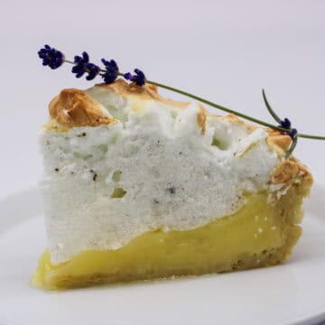 Lavender Lemon Meringue Pie