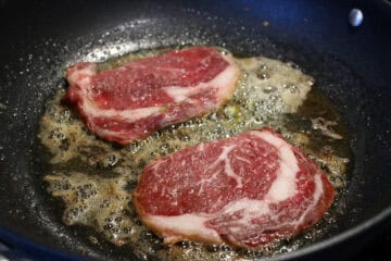 Minute Steaks with Compound Butter