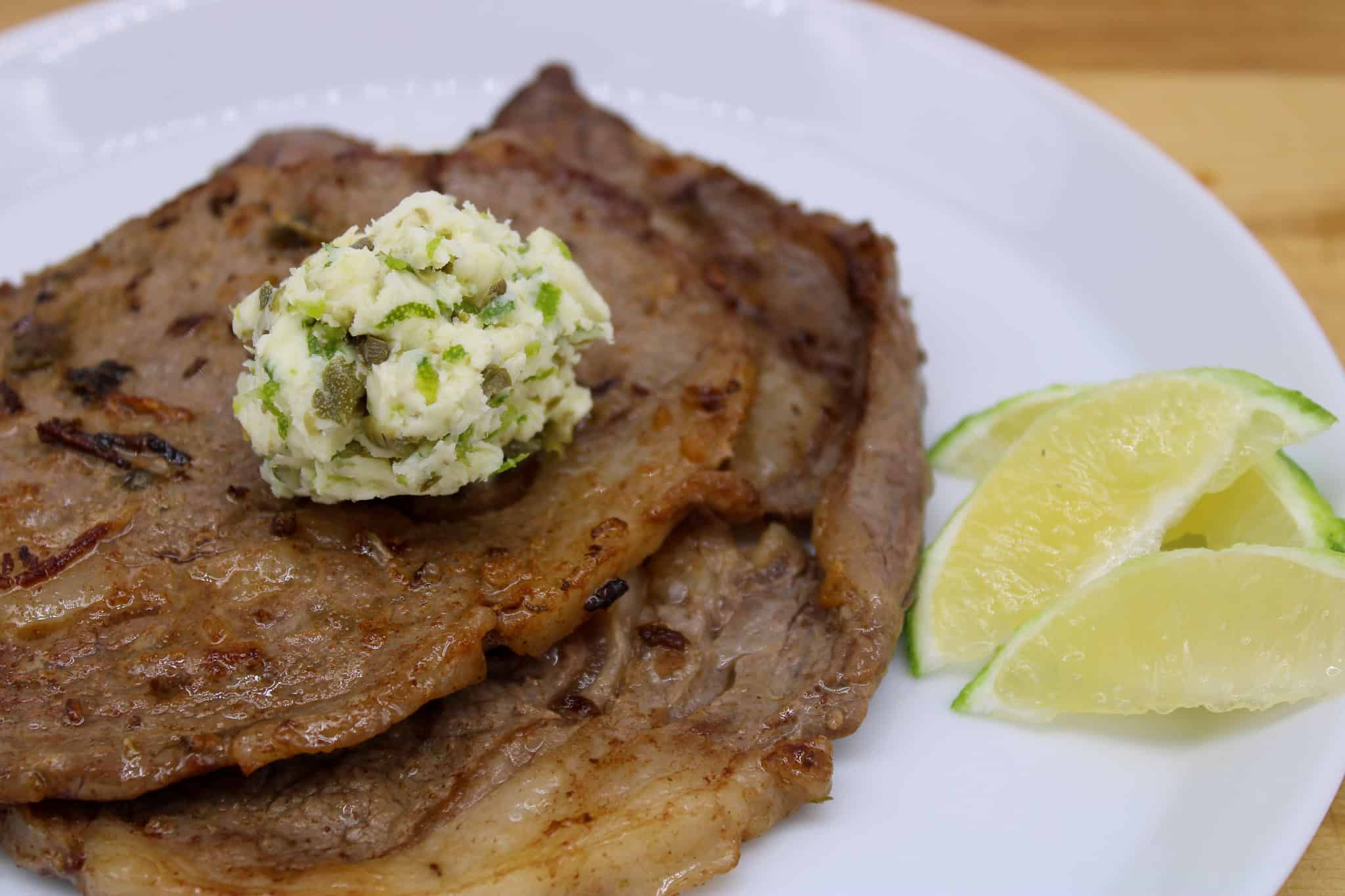 Minute Steaks with Compound Butter