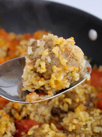 Simmered Hunters' Meatballs