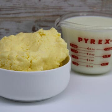 Homemade Butter and Buttermilk