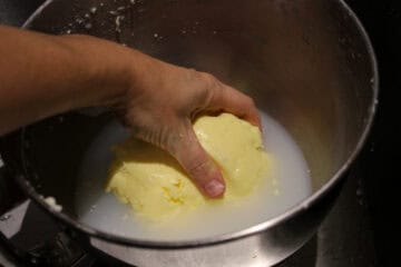 Homemade Butter and Buttermilk