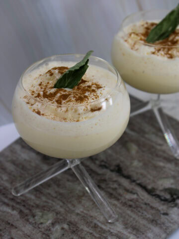 Homemade Whiskey Eggnog